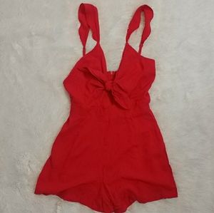 RUE 21 Red Romper XS NWT